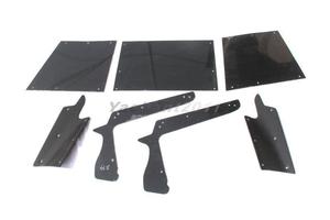 Difusor Trasero de Fibra de Vidrio de 7 Piezas para S14 Zenki S14A Kouki Boss Aero Style <span class=keywords><strong>Rocket</strong></span> <span class=keywords><strong>Bunny</strong></span> V2 1995-1998, Parabrisas Incluidos - Product Image 2