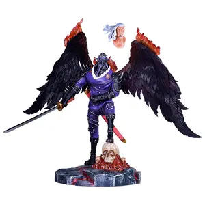 Anime One Pieces double-headed eagle Flame Ember King Hundred Beasts Pirate Group Three Calamity figure model ornaments