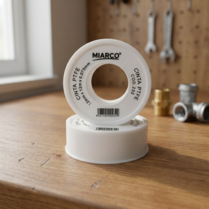 Nastro Isolante in PTFE Bianco con Bobina Rossa 25m X 50mm (Miarco 231 EAN 8427492002312) - Product Image 3