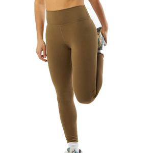 Leggings de yoga pour femmes personnalisables avec logo/motif, taille mi-haute élastique, respirants, en polyester/coton écologique, pour le sport (vente en gros) - Product Image 4