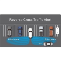 Système de détection d'angle mort par radar BSD BSM, anti-accident, OEM, 24 GHz, ultrasonique, CCD, étanche, certifié CE, pour Camry