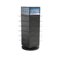Étagère rotative d'exposition pour montres avec éclairage LED de haute qualité, directement de l'usine - Durable, écologique et légère