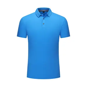 Üretici büyük boy Polo toptan OEM Golf kıyafeti özel kısa kollu % 100% Polyester giyim erkek Polo T shirt