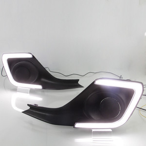 Winauto New LED ban ngày chạy ánh sáng với <span class=keywords><strong>Halogen</strong></span> đèn sương mù cho Suzuki Swift 2018-2019 DRL ánh sáng ban ngày với ánh sáng màu vàng - Product Image 5