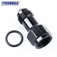 Adaptateur de raccordement en aluminium Fourage AN, extensions de raccordement évasées AN4 AN6 AN8 AN10 AN12 Femelle vers Mâle avec joint torique ORB
