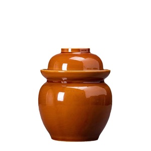 <span class=keywords><strong>Pot</strong></span> <span class=keywords><strong>à</strong></span> cornichons en céramique marron personnalisé, utilisation <span class=keywords><strong>à</strong></span> la maison, cuisine, style classique traditionnel, <span class=keywords><strong>pot</strong></span> <span class=keywords><strong>à</strong></span> nourriture scellé pour chou crue, cadeaux, 500 ml - Product Image 5