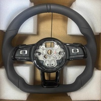 Volant en cuir Sport noir pour Volkswagen VW Golf 7.5 Golf 7 MK7 Golf 6 MK6 Arteon Jetta Scirocco accessoires de voiture