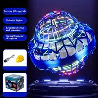 Nouveauté Jouet de balle volante LED UFO, rotation à 360 degrés, boomerang flottant, mini drone, jeu d'intérieur et d'extérieur, cadeau