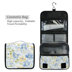 High Quality Custom Travel Cosmetic Bag <b>Toiletries</b> Organizer Waterproof <b>Storage</b> Hanging Bathroom Wash Bag for Women - Product Image 3