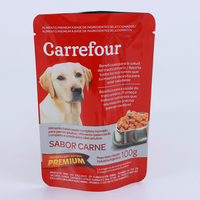 Petits sacs refermables personnalisés Pochette recyclable Pochette debout Emballage de qualité alimentaire pour sacs de bonbons Snack Sac de nourriture pour animaux de compagnie