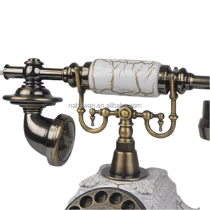 Téléphone rétro à l'ancienne, téléphone antique, <span class=keywords><strong>enregistreur</strong></span> vocal, <span class=keywords><strong>enregistreur</strong></span> audio pour invités, décoration, <span class=keywords><strong>enregistreur</strong></span> de messages vocaux - Product Image 2