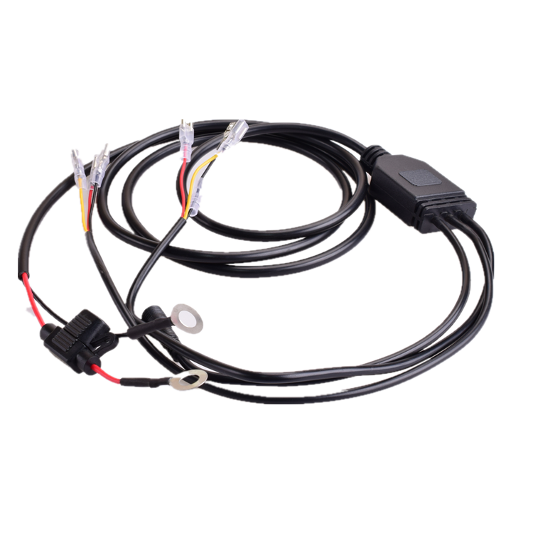 Автомобильный светодиодный контроллер DRL, автомобильное реле для дневных ходовых огней, жгут с регулировкой яркости, контроллер вкл/выкл противотуманных фар, мощность запуска