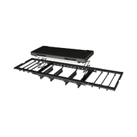 Séchoir à linge électrique intelligent F4HK avec télécommande, éclairage LED, 6 barres à serviettes et 12 pinces pour salle de bain, balcon et usage intérieur