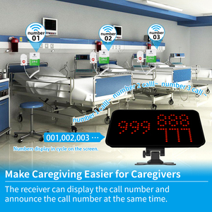 스마트 무선 간호사 호출 시스템 WIFI 병원 보안 시스템 시스템 병원 용 질문 Des Hopitaux 호출기 - Product Image 5