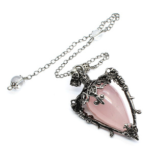 Pendentifs Breloques en Cristal Naturel Poli, Design Goutte d'<span class=keywords><strong>Eau</strong></span>, Pierres de Guérison - Product Image 3