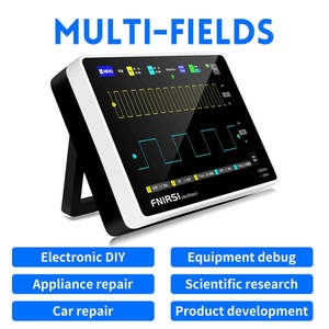 FNIRSI 1013D ออสซิลโลสโคปแบบแท็บเล็ต 2-in-1 สองช่องสัญญาณ 100MHz 1GS/s หน้าจอสัมผัส เครื่องกำเนิดสัญญาณ 1013D FNIRSI 1013D 1013D FNIRSI - Product Image 3