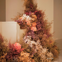 Approvisionnement en gros de Limonium séché naturel, tige séchée, couleur intense, longue durée de conservation, fleur séchée pour la vente au détail et la revente