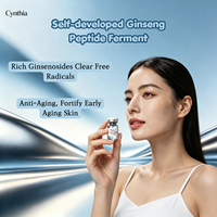 Poudre lyophilisée de peptides GHK-Cu, poudre lyophilisée réparatrice, produits de beauté lyophilisés, technologie sous vide