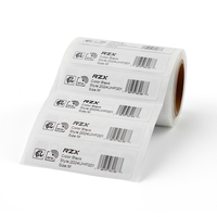Étiquette RFID UHF certifiée ARC Monza M730, autocollant, inlay humide, blanc, imprimable