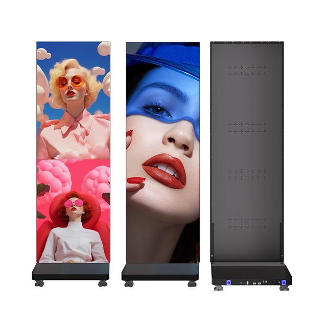 Full Color Indoor Pantalla LED Digital Signage1.25mm 1.5mm 1.86mm 2.5mm Floor Standing Foldable Led Poster Display