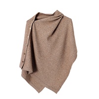 Écharpe carrée en soie, châle, cape, cache-cou chaud, tricoté, tendance, printemps automne, passe-partout pour femme