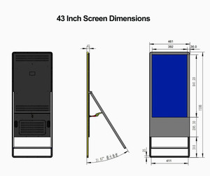 Portable Screen Advertising <strong>Display</strong> LCD Monitor, Ad Player, Digital Signage - Product Image 3