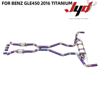 Système d'échappement Valvetronic en titane avec tube intermédiaire en X et tube avant pour Mercedes-Benz GLE43 AMG GLE450 GLE400 C292 W166