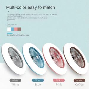 Lampe de chambre nordique ventilateur de plafond lampe Macaron ventilateur électrique Restaurant Invisible ménage intégré Simple ventilateur intelligent lustre - Product Image 2