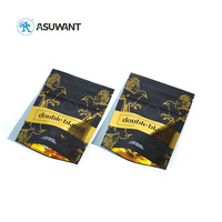 Emballage comestible à fermeture éclair en plastique imprimé de logo personnalisé à l'épreuve des enfants Sacs de 1 oz 3.5 mylar avec logo