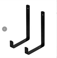 Crochets suspendus pour pots en métal Rail Balcon Extérieur Clôtures de pont Seuils de fenêtre Supports de boîte de jardinière réglables