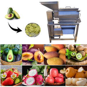 Machine de transformation d'avocat avec PLC et moteur, éplucheur, dénoyauteur et broyeur de fruits et légumes en acier inoxydable - Product Image 2