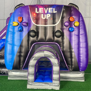 Toboggan aquatique gonflable géant Magic Blue <span class=keywords><strong>Crush</strong></span> <span class=keywords><strong>de</strong></span> 26 pieds, jeux gonflables, matériau PVC, capacité <span class=keywords><strong>de</strong></span> 600 kg, pour usage commercial en extérieur - Product Image 5