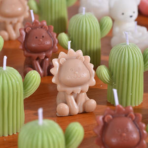 Vela de Osito de Peluche de Dibujos Animados Hecha a Mano para Decoración del Hogar, Velas Aromáticas de Animales Lindos al por Mayor para Regalos de Baby Shower, Fiestas de Cumpleaños - Product Image 3