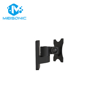 Support mural pour moniteur en alliage d'aluminium Meisonic M8-ZA02KB-X-DK avec bras à ressort à gaz, capacité de charge de 10 kg