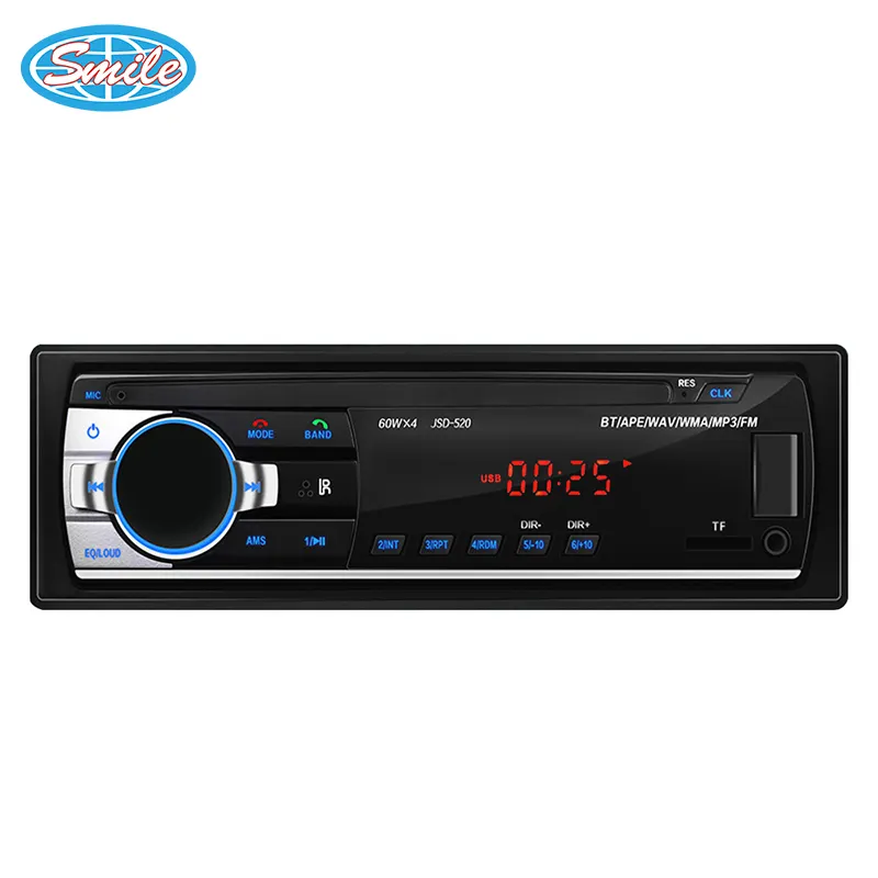 Fabrika sıcak satış araç DVD oynatıcı CD MP3 çalar araç Stereo araba radyo ses radyo BT FM SD TF Stereo multimedya alıcısı