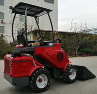 Chargeuse sur pneus articulée compacte HAIJU DY620, 800 kg, EURO5 EPA4 CE 4x4 hydraulique, pour travaux agricoles, aménagement paysager et petites constructions