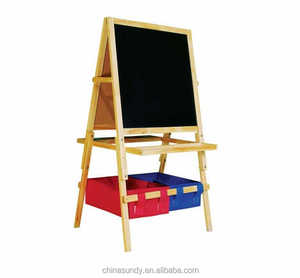 Los niños no tóxico <span class=keywords><strong>doble</strong></span> plegable borrable <span class=keywords><strong>caballete</strong></span> de madera - Product Image 3