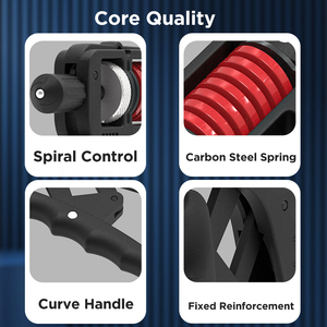 Chuyên Nghiệp Có Thể Điều Chỉnh Đếm Tay Grip Huấn Luyện Viên Tập Thể Dục Tập Thể Dục Máy Cánh Tay Ngón Tay Thể Thao Kim Loại Grip Sức Mạnh Máy - Product Image 5