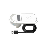 Soket Desktop pengisi daya nirkabel 3 in 1 tertanam perabot meja harga pabrik Tiongkok