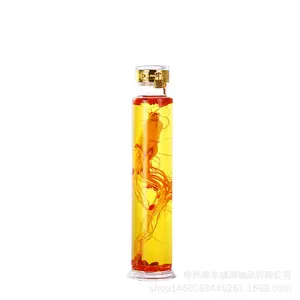 Bottiglie di vino di vetro all'ingrosso che pesano 2 Jin e 10 Jin, bottiglie di vetro di Ginseng per uso domestico