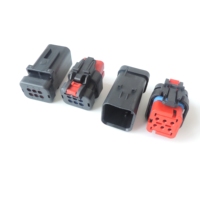 2 3 4 6 8 12 Pin TE Connectivity AMPSEAL Seri 16 Konektor Otomotif Betina 8 Jalur 776532-1