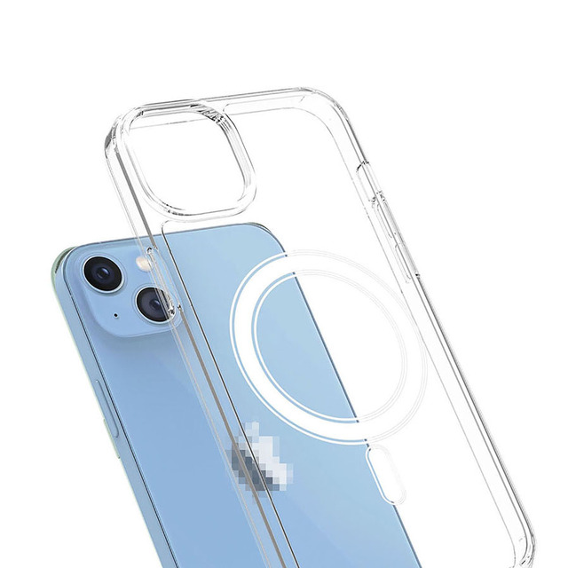 Original Quality Clear Magnetic Case Wireless Charging Transparent Shockproof Waterproof for IP 14 15 16