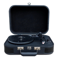 Gramophone disque vinyle plateau tournant personnalisé plus magnétophone et tourne-disque