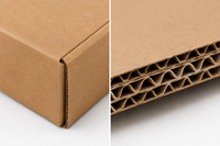 Caja de Cartón Corrugado Personalizada, Cajas de Envío de Cartón Kraft, Caja de Embalaje Plegable con Logotipo