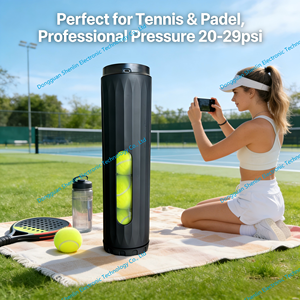Nouveau réservoir de pression et mainteneur de pression pour balles de tennis et de padel <span class=keywords><strong>électrique</strong></span>s 2026 |   Portable et rechargeable |   Gamme de pression de 20 à 29 psi - Product Image 3