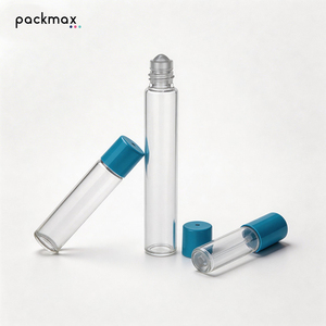Botellas de Vidrio Delgadas con Rodillo de 3ml/5ml/10ml – Recargables para Muestras de Perfume y Aplicador de Masaje con Aceites Esenciales - Product Image 4