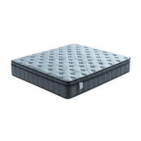 Matelas hybride à ressorts ensachés, design respirant à flux d'air, fermeté moyenne, soutien orthopédique, pour hôtel, école, appartement, chambre à coucher