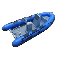 Haute qualité 15.4ft Orca PVC/Hypalon/Orca RIB en aluminium rigide 470 bateaux à rames gonflables à vendre