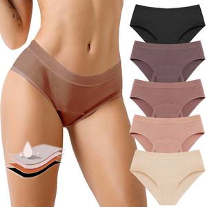 Bambu çevre dostu kadın adet dönemi külot emici 4 katmanlı sızdırmaz inkontinans kullanımlık külot Culotte adet - Product Image 1