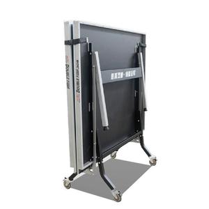 Table de ping-pong pliable Double Fish 308, plateau de 18 mm, cadre de 40x60 mm, pliable, portable, utilisation en intérieur - Product Image 1